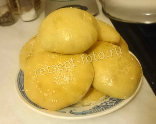 Печеные пирожки с курицей без дрожжей