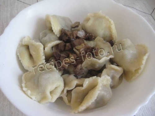 Пельмени с грибами
