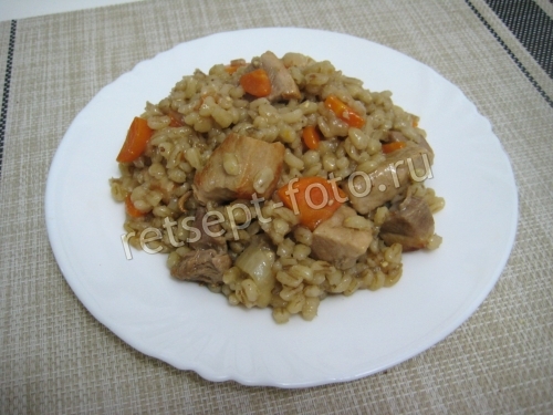 Перловка с мясом