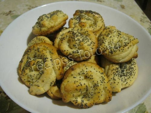 Песочное печенье с маком через мясорубку "Маковка"