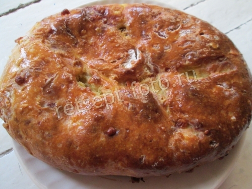 Пирог с капустой из картофельного теста