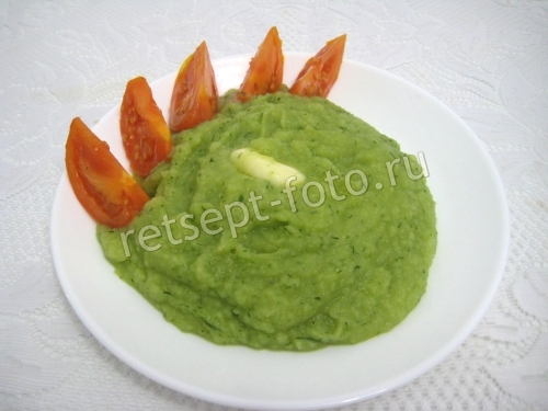 Пюре из брокколи и картофеля на гарнир