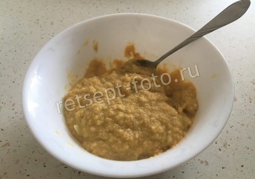 Пюре из свинины с овощами и рисом для ребенка от 1 года