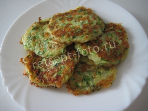 Вкусные оладьи из кабачков с сыром