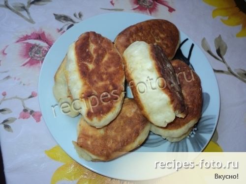 Жареные пирожки с капустой