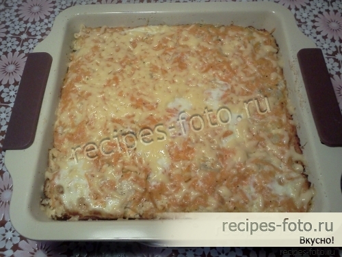 Рыбная запеканка с картофелем и сыром