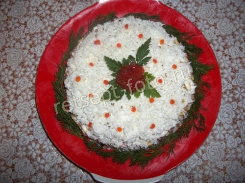 Салат "Снежный король"