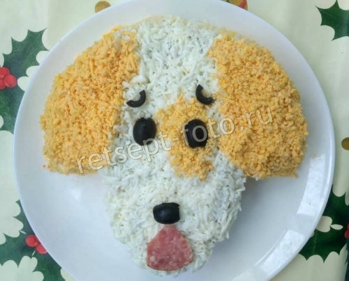 Салат "Собака"