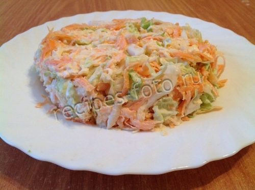 Салат из репы с морковью