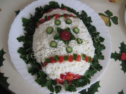 Салат на Пасху с мясом
