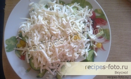 Вкусный салат на скорую руку "Шопский"