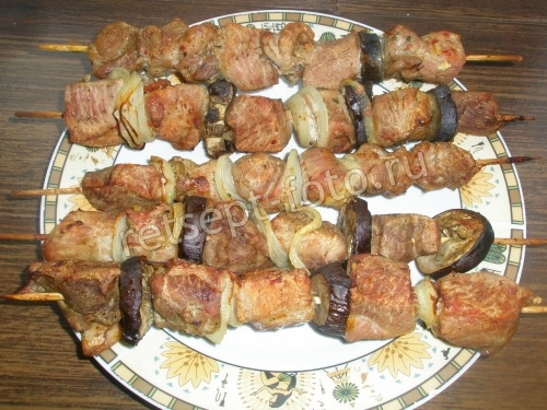 Шашлык в банке в духовке