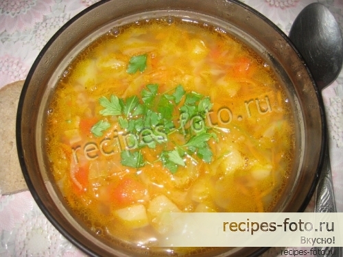 Постные щи и из свежей капусты