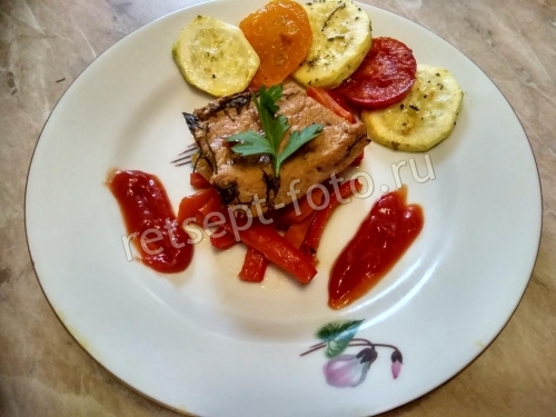 Свинина с овощами на сковороде от Гордона Рамзи