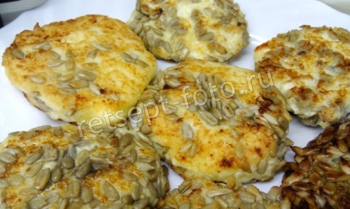 Сырники с семечками