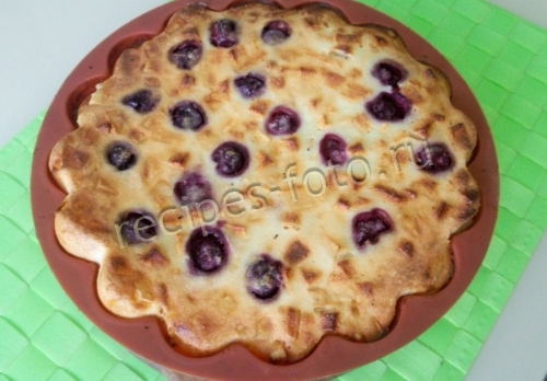 Творожная запеканка с манкой и фруктами для детей от 1 года