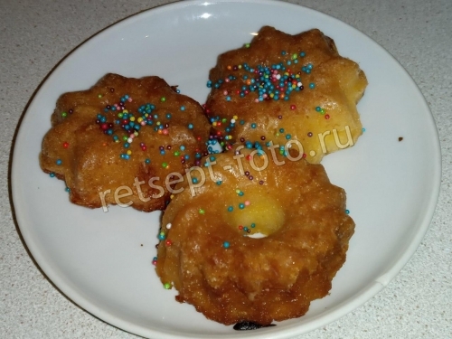 Тыквенный манник с сиропом