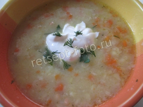 Вегетарианский суп-пюре из фасоли без мяса