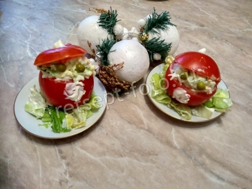 Закуска "Дед Мороз"
