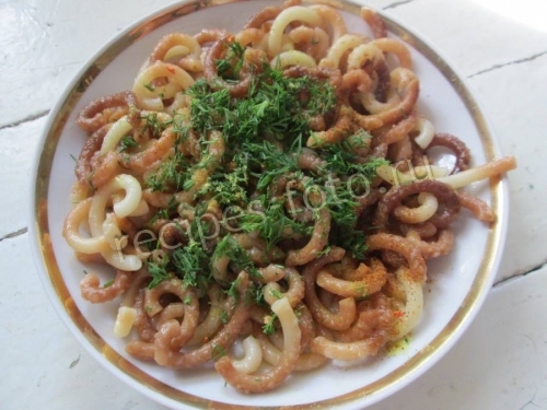Жареные макароны