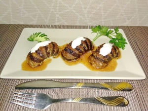 Баклажаны с фаршем в духовке 