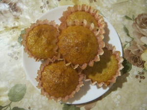 Банановые кексы на молоке 