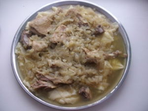 Бешбармак из курицы или утки в домашних условиях 