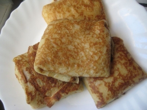 Блины с картошкой и луком 