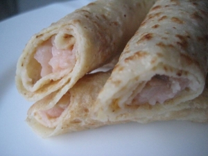 Блины с семгой 