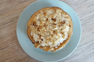 Блинный торт с творогом 