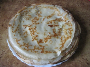 Блины на кефире тонкие 