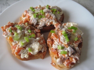 Бутерброды с селедкой как с красной икрой 