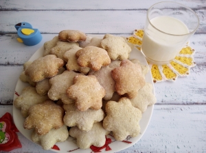 Детское овсяное печенье с бананом детям до 1 года 