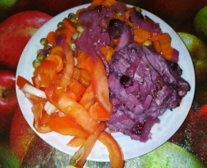 Курица со смородиной 