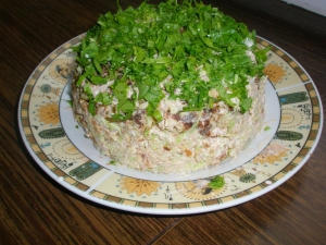 Диетический кабачковый торт с овсянкой 