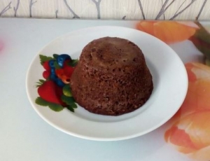 Диетический кекс из овсянки в микроволновке 