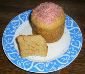 Диетический кулич на кефире без дрожжей 