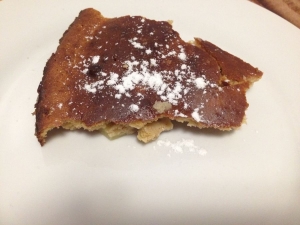 Диетический овсяный пирог с яблоками 