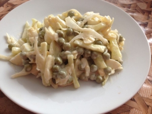 Диетический салат из капусты с яйцами без майонеза 