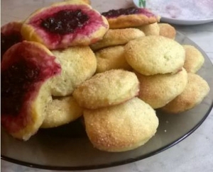 Домашнее песочное печенье с творогом 