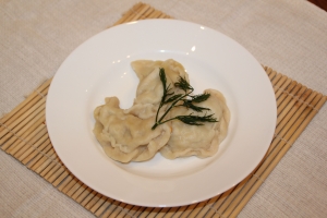 Домашние пельмени с капустой и мясом 