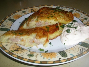 Драники с мясом 