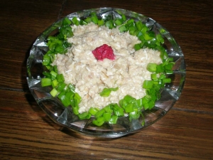 Форшмак из селедки с растительным маслом 