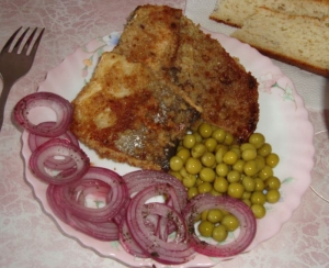 Горбуша в сухарях жареная на сковороде 