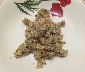 Гречневая каша с яйцом "Черепаха" для детей 1,5 года 