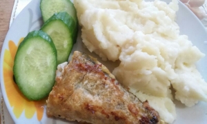 Хек жаренный в кляре на сковороде 