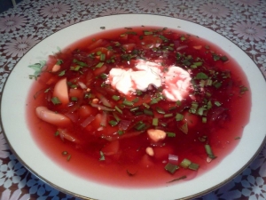 Холодный свекольник 