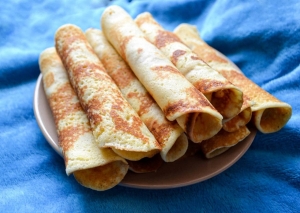 Хрустящие вафли на сковороде (без вафельницы) 