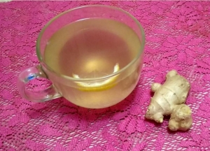 Имбирный чай с лимоном 