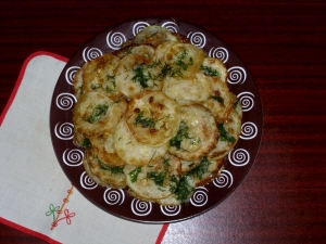 Кабачки жареные в муке без яиц с чесноком 